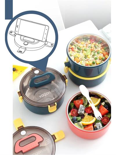 Vagonlife 1600ML Paslanmaz Çelik Lunchbox