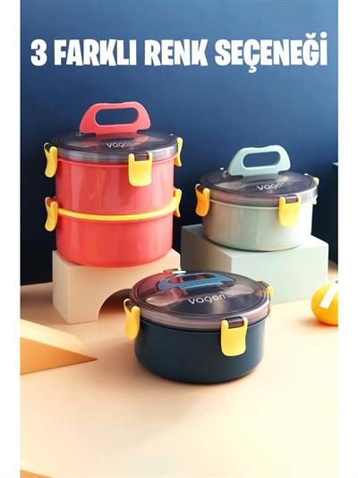 Vagonlife 1600ML Paslanmaz Çelik Lunchbox