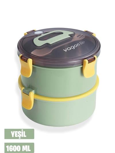 Vagonlife 1600ML Paslanmaz Çelik Lunchbox