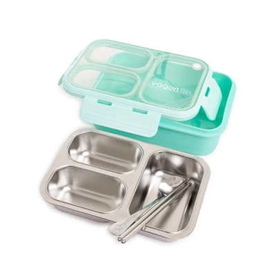 Vagonlife 620ML 3 Bölmeli Paslanmaz Çelik Lunchbox