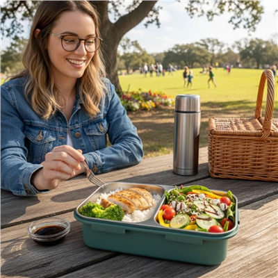 Vagonlife 800ML Paslanmaz Çelik Lunchbox
