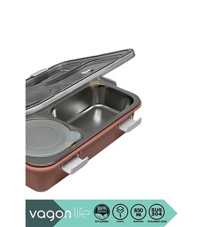 Vagonlife 850ML Paslanmaz Çelik Lunchbox