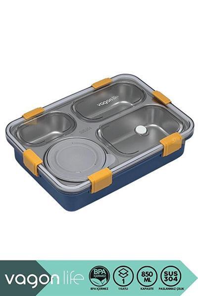 Vagonlife 850ML Paslanmaz Çelik Lunchbox