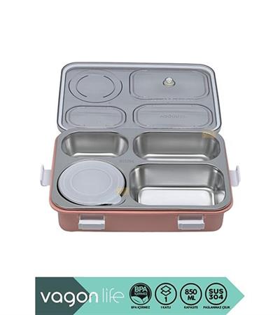 Vagonlife 850ML Paslanmaz Çelik Lunchbox