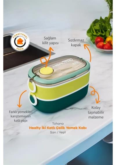 Vagonlife 900ML Paslanmaz Çelik Lunchbox