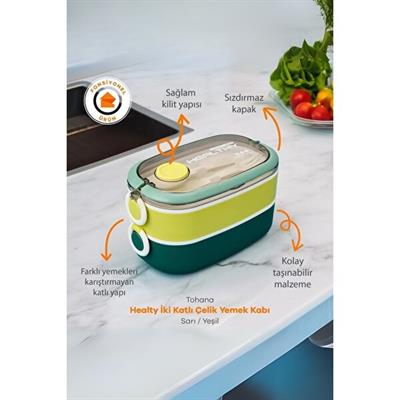 Vagonlife 900ML Paslanmaz Çelik Lunchbox