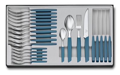 VICT.SWISS MODERN 24LU SET,BİFTEK BÇK+ÇTL,KŞK,MAVİ