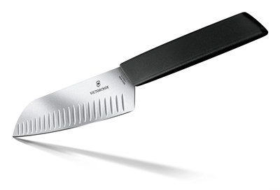 VICT.SWISSMODERN SANTOKU BIÇAĞI 17CM,BLİSTER,SİYAH