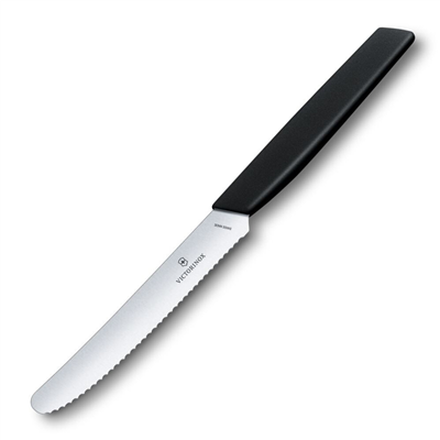 VICT.SWISS MODERN DOMATES BÇK 11CM TIRTIKLI,SİYAH