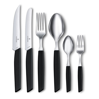 VICT.SWISS MODERN DOMATES BÇK 11CM TIRTIKLI,SİYAH