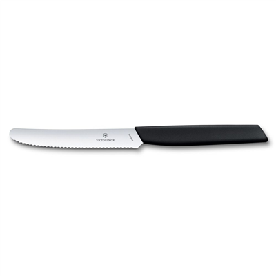 VICT.SWISS MODERN DOMATES BÇK 11CM TIRTIKLI,SİYAH