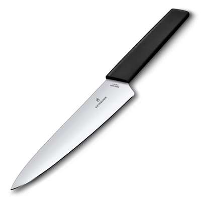 VICT.SWISS MODERN ŞEF BIÇAĞI 19CM,BLİSTER,SİYAH