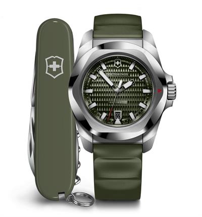 Victorinox 242017.1 I.N.O.X. Otomatik Erkek Kol Saati + Çakı Set