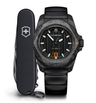 Victorinox 242023.1 I.N.O.X. Otomatik Erkek Kol Saati + Çakı Set