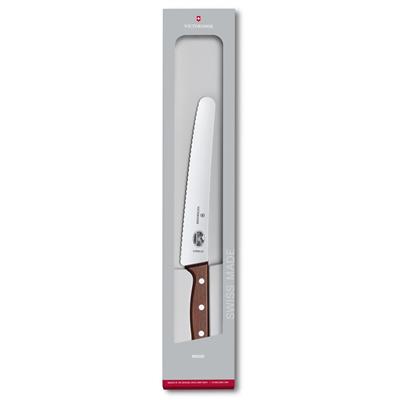 Victorinox 5.2930.22G 22cm Akağaç Ekmek ve Pasta Bıçağı, Hediye Kutulu