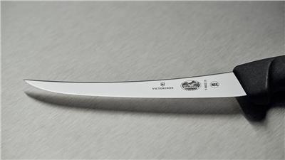 Victorinox 5.6603.15 15cm Siyah Kavisli Dar Ağız Sıyırma Bıçağı