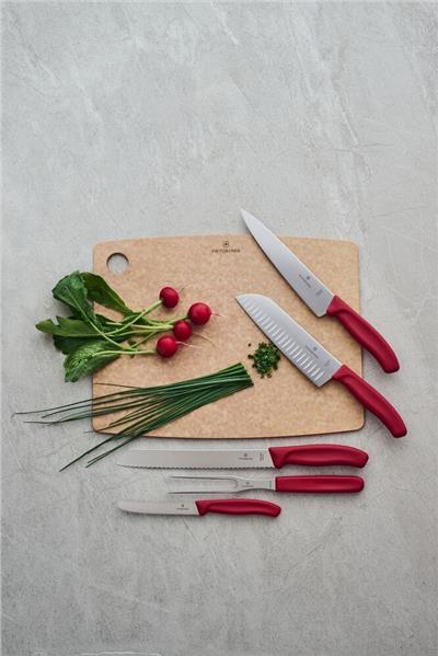 Victorinox 6.7831 11cm Kırmızı Tırtıklı Domates ve Sofra Bıçağı