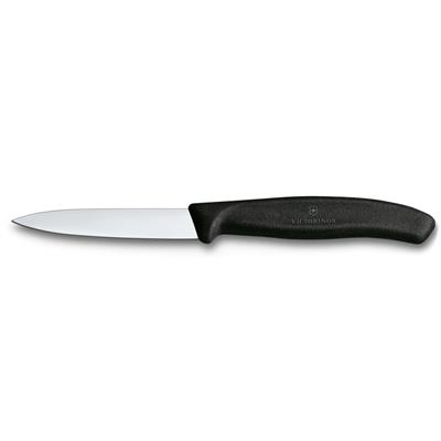 Victorinox 6.7603 8cm Siyah Düz Soyma Bıçağı