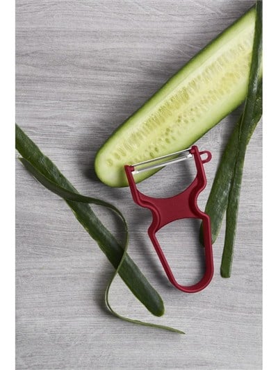 Victorinox 6.7111.23 Swiss Classic Soyma Bıçağı + Soyacak 2li Set, Kırmızı