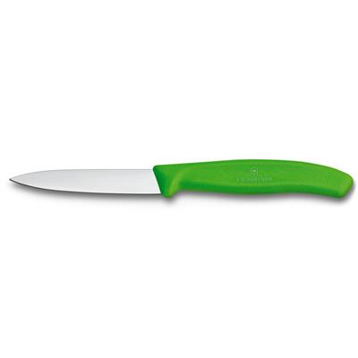 Victorinox 6.7606.L114B 8cm Yeşil 2li Düz Soyma Bıçağı, Blisterli Paket