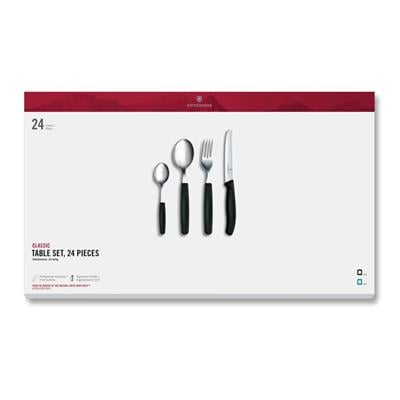 Victorinox 6.7833.24 Siyah Masa Seti, 24 Parça