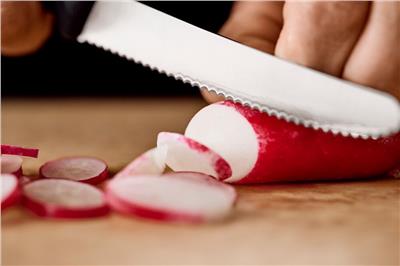 Victorinox 6.7833.6 11cm Siyah Tırtıklı Domates ve Sofra Bıçağı, 6 Parça