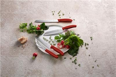 Victorinox 6.8631.21B 21cm Kırmızı Ekmek Bıçağı, Blisterli Paket
