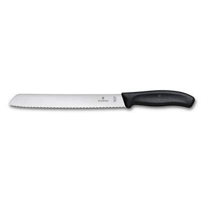 Victorinox 6.8633.21G 21cm Siyah Ekmek Bıçağı, Hediye Kutulu
