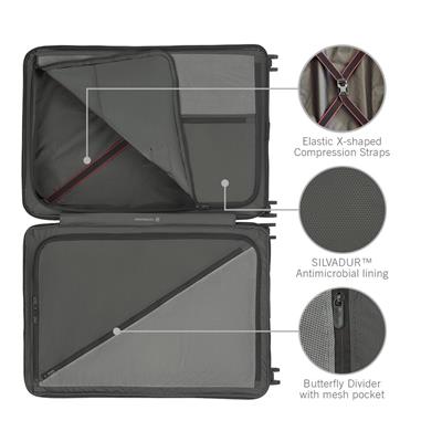 Victorinox 653139 Airox Advanced Büyük Boy Valiz, Açık Gri