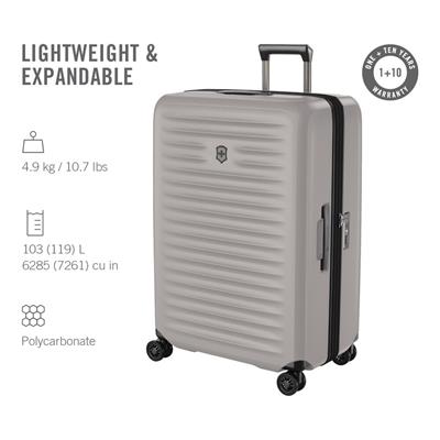 Victorinox 653139 Airox Advanced Büyük Boy Valiz, Açık Gri