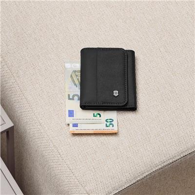 Victorinox 653365 Travel Essential Tri fold Cüzdan, Siyah