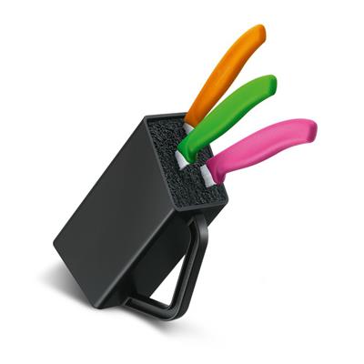 Victorinox 7.7031.03 SwissClassic Siyah Küçük Boy Bıçak Seti Bloğu