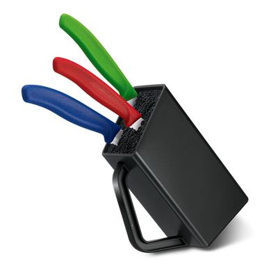 Victorinox 7.7031.03 SwissClassic Siyah Küçük Boy Bıçak Seti Bloğu