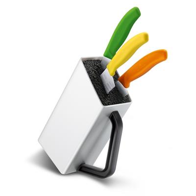 Victorinox 7.7033.07 SwissClassic Beyaz Büyük Boy Bıçak Seti Bloğu