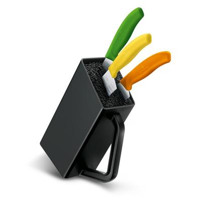 Victorinox 7.7033.03 SwissClassic Siyah Büyük Boy Bıçak Seti Bloğu