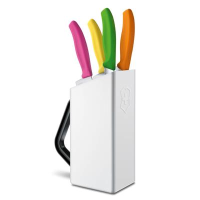 Victorinox 7.7033.07 SwissClassic Beyaz Büyük Boy Bıçak Seti Bloğu