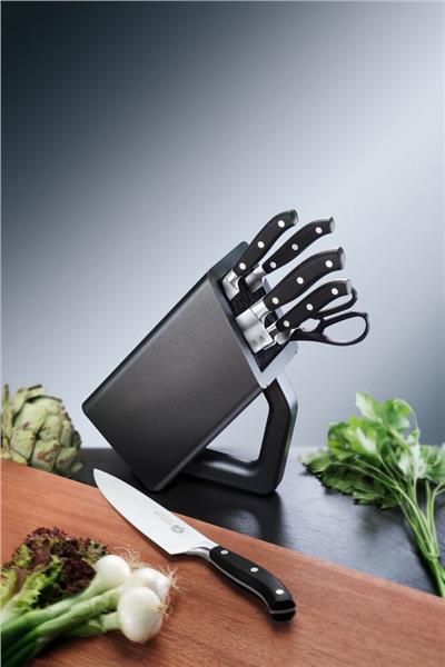 Victorinox 7.7243.6 Siyah Şef Blok Seti, 6 Parça