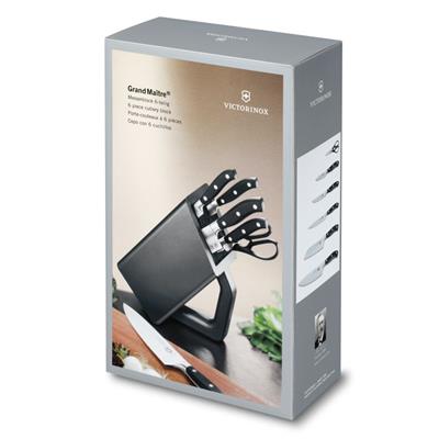 Victorinox 7.7243.6 Siyah Şef Blok Seti, 6 Parça
