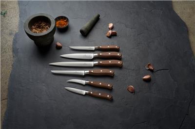 Victorinox 7.7400.20G 20cm Gül Ağacı Grand Maître Dövme Çelik Doğrama Bıçağı, Hediye Kutulu