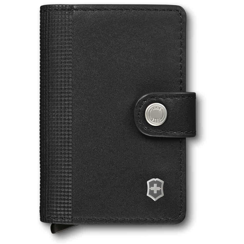 Wallet Victorinox 612681 Altius Secrid Deri Kartlık Cüzdan, Siyah