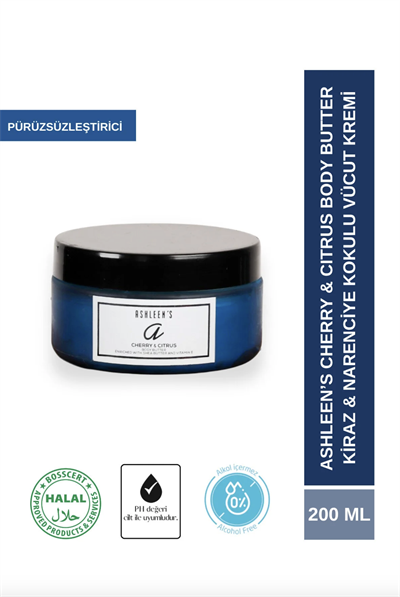 CHEERY & CITRUS Kiraz Çiçeği ve Narenciye Kokulu Pürüzsüzleştirici Vücut Kremi BODY BUTTER