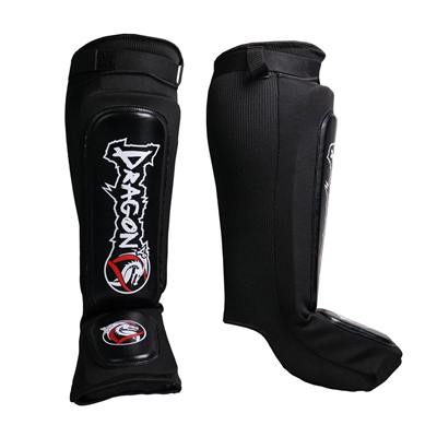 DragonDo 40606-II NEO Elastik Deri Kaval Ayak Koruyucu Kick Boks Kaval Koruyucu