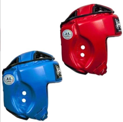 DragonDo IFMA Kask Drg99 Hakiki Deri Üstü Kapalı KickBoks ve Muay Thai Kask