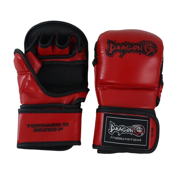 DragonDo 30255-P Tornado Red MMA Gloves