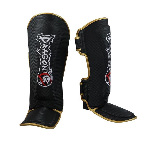 DragonDo 40719-P Muay Thai Shin Guards – Black www.dragondo.com