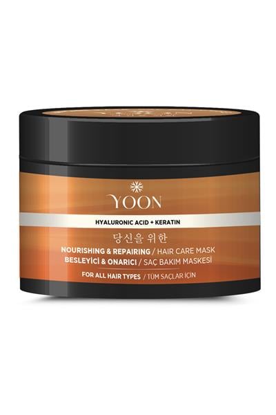 Saç Bakım Maskesi, 360° Yoğun Onarıcı Keratin Ve Hyaluronic Asit Içeren Besleyici Saç Maskesi 250ml
