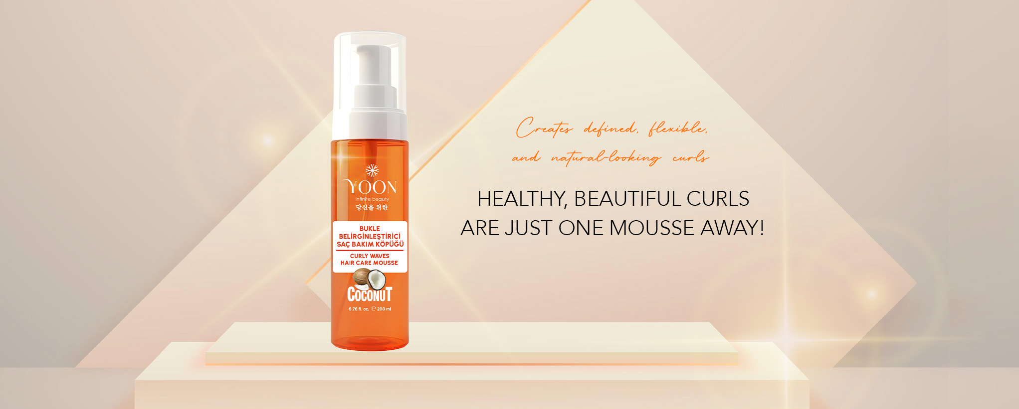 Curl Defining & Nourishing Hair Mousse