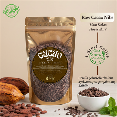 Ham Kakao Parçacıkları – Raw Cacao Nibs