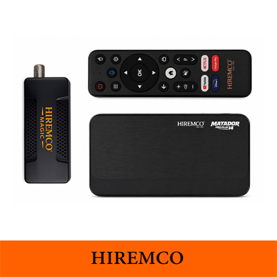 Hiremco Matador Pro Plus 14 + Magic USB-A Kurulu Uydu Seti 4K Android TV Box