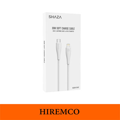 SHAZA Type-C To Lightning 30W Soft Şarj / Veri Kablosu